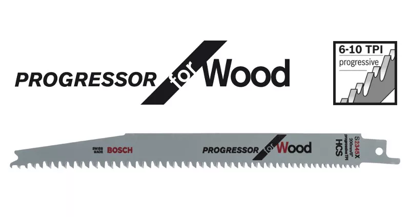 Lame de scie sabre S 2345 X BOSCH progressor for Wood